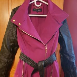 Waisted jacket w/belt